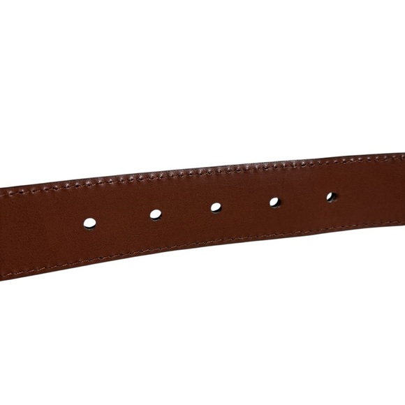 Jos. A. Bank Genuine Italian Leather Belt Office Workwear Casual Men’s Size 34 - Picture 13 of 16